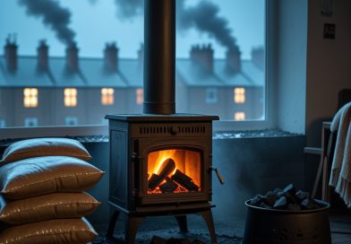 Gwałtowny wzrost zużycia węgla w kotłach przydomowych po nagłym ochłodzeniu