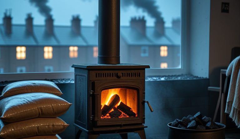 Gwałtowny wzrost zużycia węgla w kotłach przydomowych po nagłym ochłodzeniu